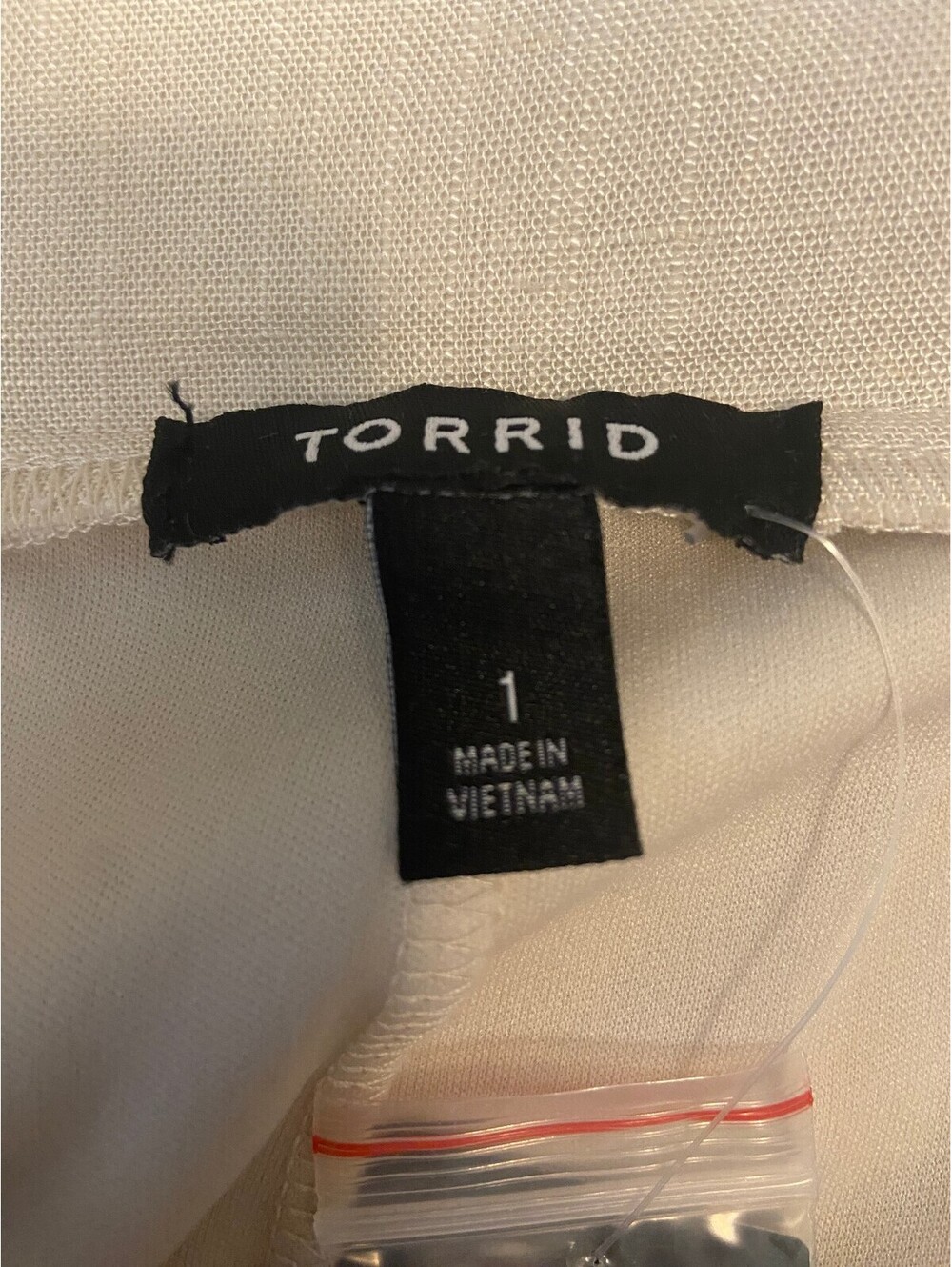 Torrid Natural Midi Linen Button Up Skirt 1X 14-16 - Picture 5 of 9